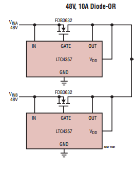 Positive High Voltage Ideal Diode Controller N-Channel Mosfet High Availability Systems Ltc4357cms8