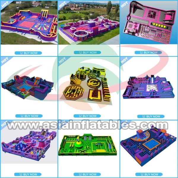 Customized Waterproof 1000D Tarpaulin Inflatable Theme Park