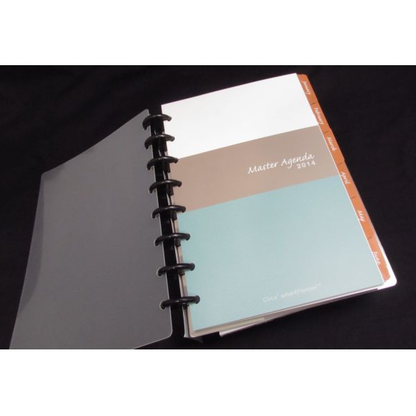 80 Inner Pages Disc Bound Notebook , A5 Disc Bound Planner With Metal Discs
