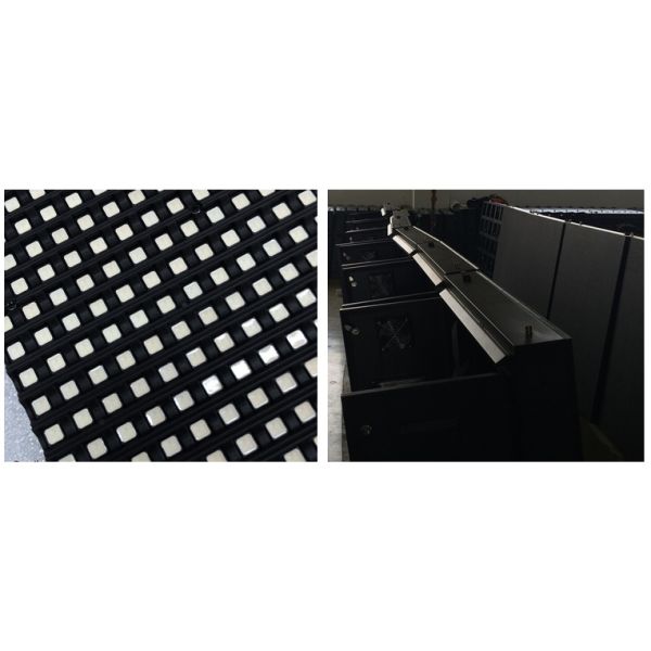 Line - Double Technology LED Light Curtain Wall , Flexible LED Video Screen DIP346