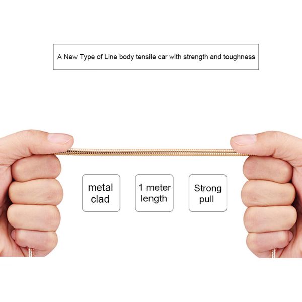 2.4A IPhone USB A to Lightning Cable 1m USB Data Transfer Cables Fast Charging