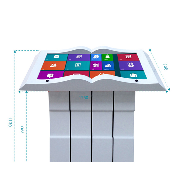 43 inch smart interactive multi-touch table with gesture recognition turn the pages