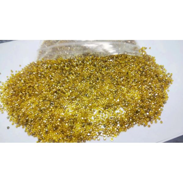 HPHT Rough Lab Grown Yellow Diamond 2.8mm 80 Grade For Dressing Tools