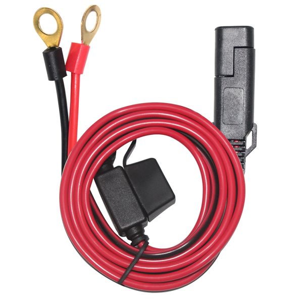 2468 20AWG SAE 2 Pin Extension Cable With Wire Eyelet Lugs Customized