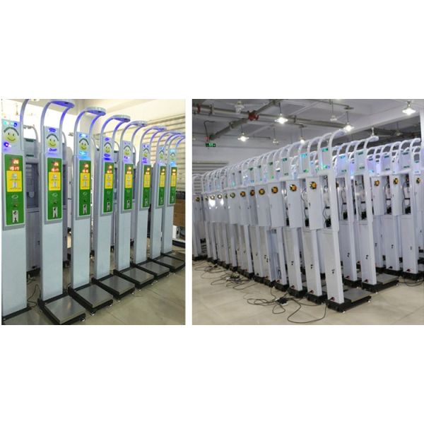 Coin Operated Digital Height Weight BMI Scale for Precise Body Composition Monitoring