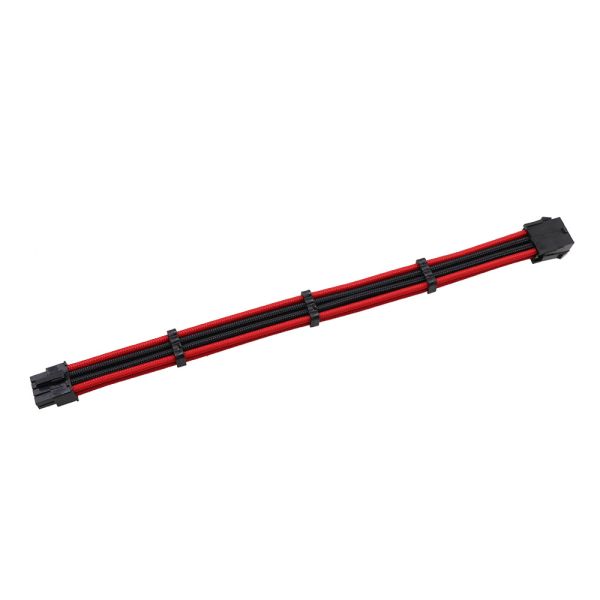 customized Braided Sleeved Extension cable PCIE Power Supply Extension Cable 300mm