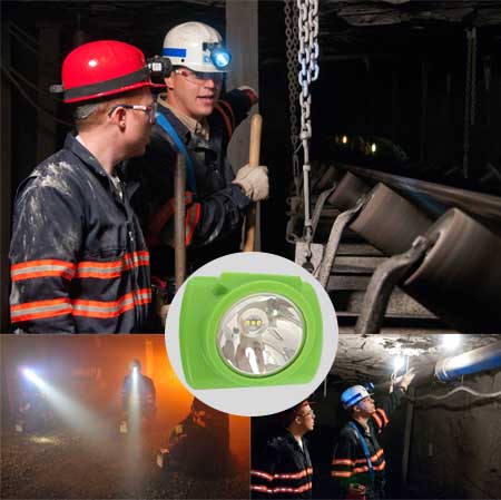 OLED Screen Cordless Mining Lights 13000lux Strong Brightness Lightweight 1.78W