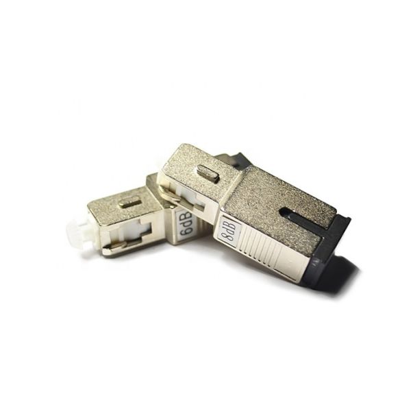 Fixed Or Plug Type Fiber Optic SC LC FC ST attenuator Multimode Plastic Or Metal Housing