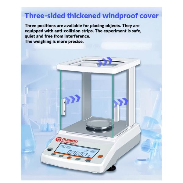 GLO High Precision Analytical Balance 0.0001g RS-232 Interface Analytical Balance Customization Support 120g 220g 320g