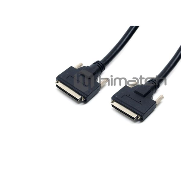 68 Pin SCSI Data Cable Assembly 1m / 2m / 3m / 5m For Communication Base Station