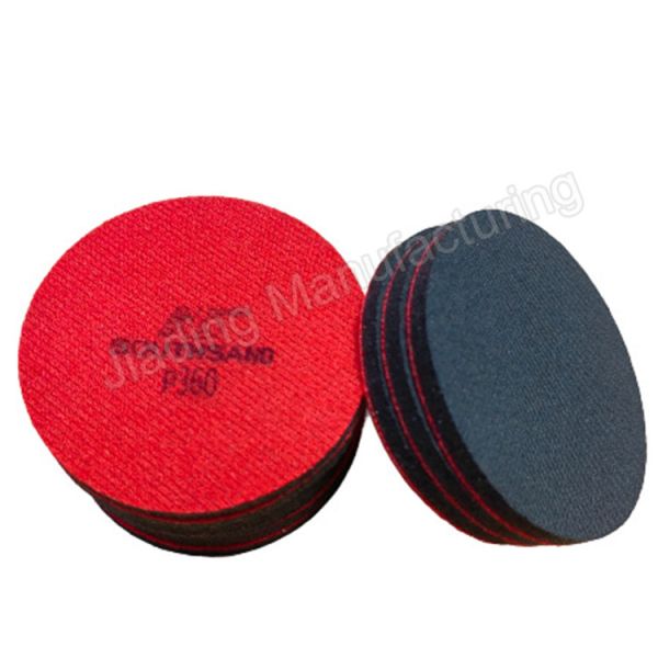 Hook and Loop Backing Material High Abrasive Sanding Sponge Disc for Polishing Automobile