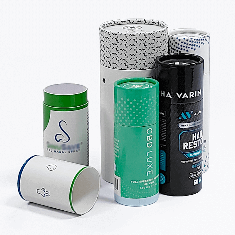 Custom Mailing Paper Tube Boxes Packaging For Candle