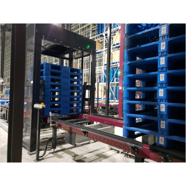 EBILTECH Automatic Feed Cartons Bags Bottles Robot Palletizer Machine