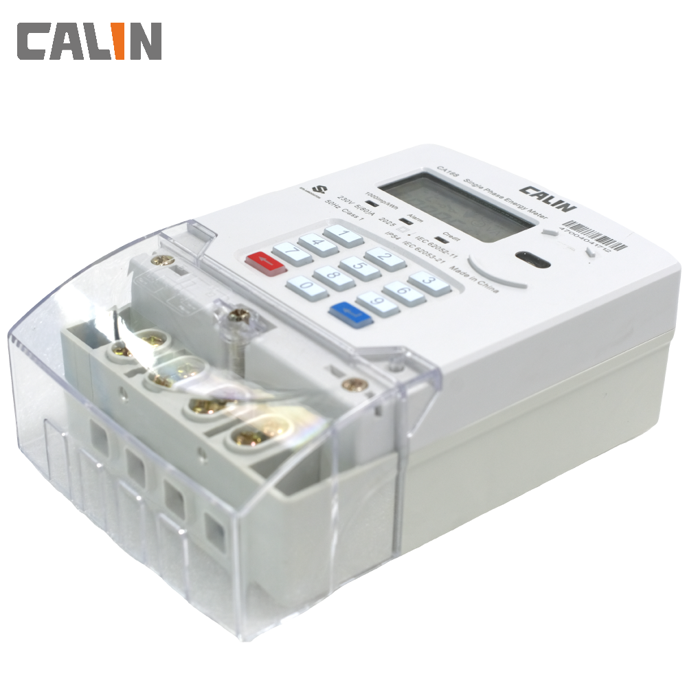 Single Phase Smart IP54 Prepaid Electricity Meter With RF Module