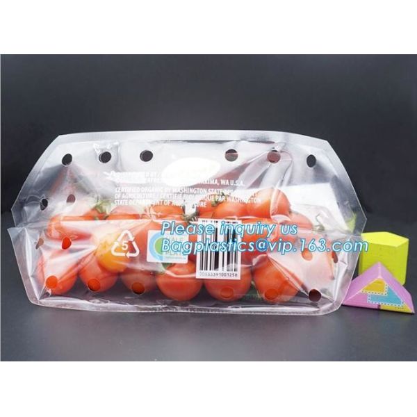 fresh protect zipper packaging for cherry, Fruit Grape Cherry Vegetable Packing Protection Bag, Reliable Modified Atmosp