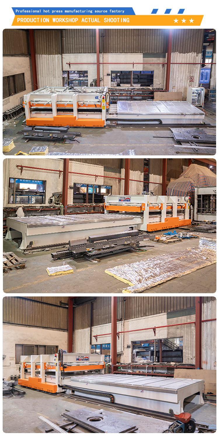 Customizable 100T Gantry Movable Hot Press for Special Building & Honeycomb Panel Needs