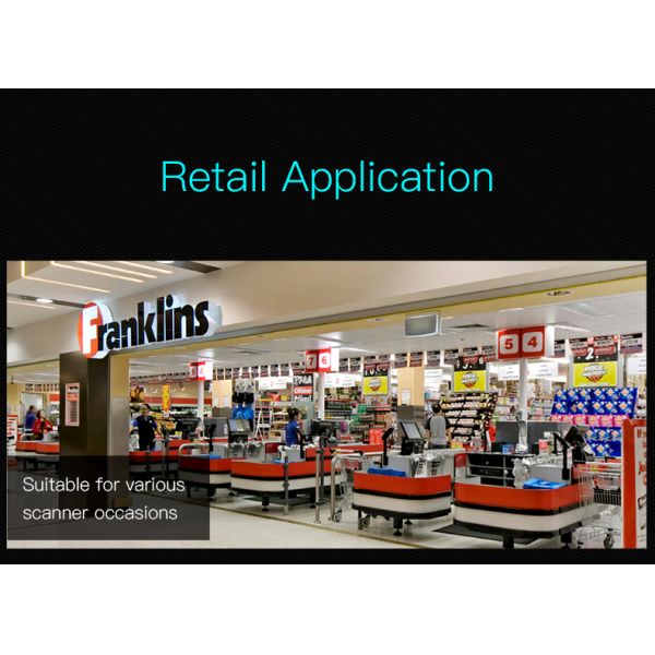 120FPS IP54 Handheld 2D POS Barcode Scanner For Retail Store