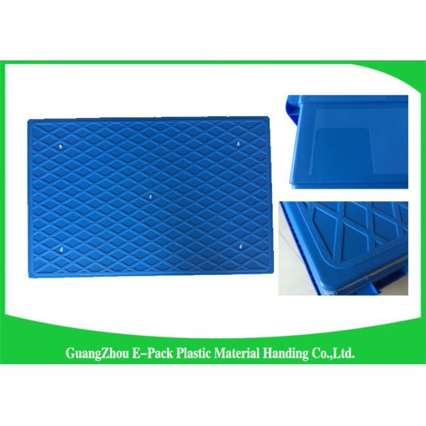 Industrial 50kgs Security Plastic Attach Lid Containers / plastic storage bins with lids