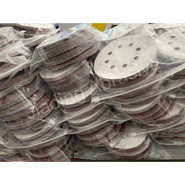 Hook and Loop Backing Material High Abrasive Sanding Sponge Disc for Polishing Automobile