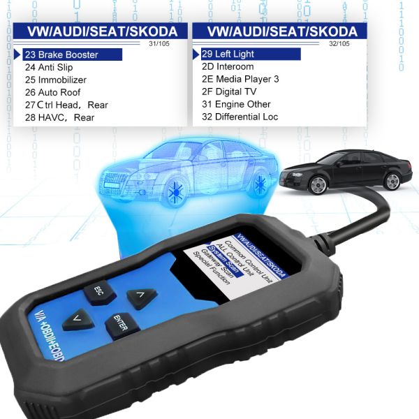 KW350 OBD2/OBDII Full System Diagnostic Car Scanner &Code Reader