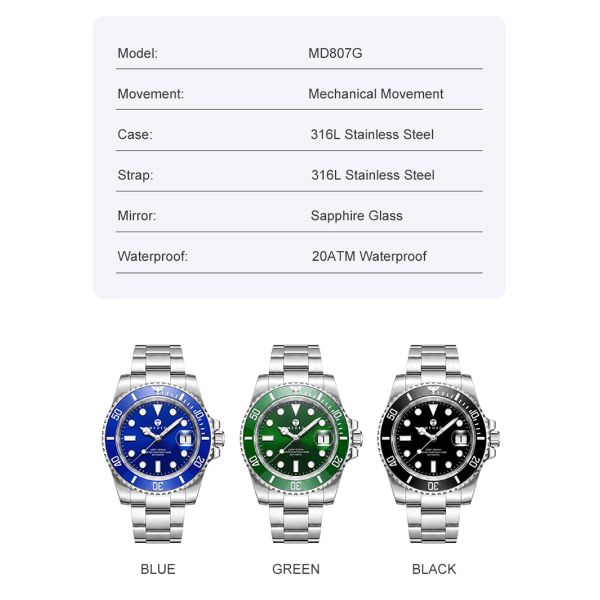 Abyss-Master 20ATM Automatic Custom Diver Watch