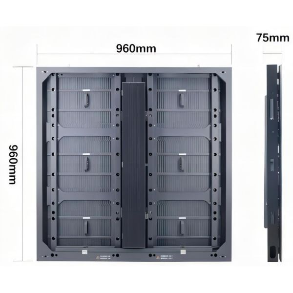 Customized Fixed Outdoor Advertising LED Display P6 Waterproof IP66