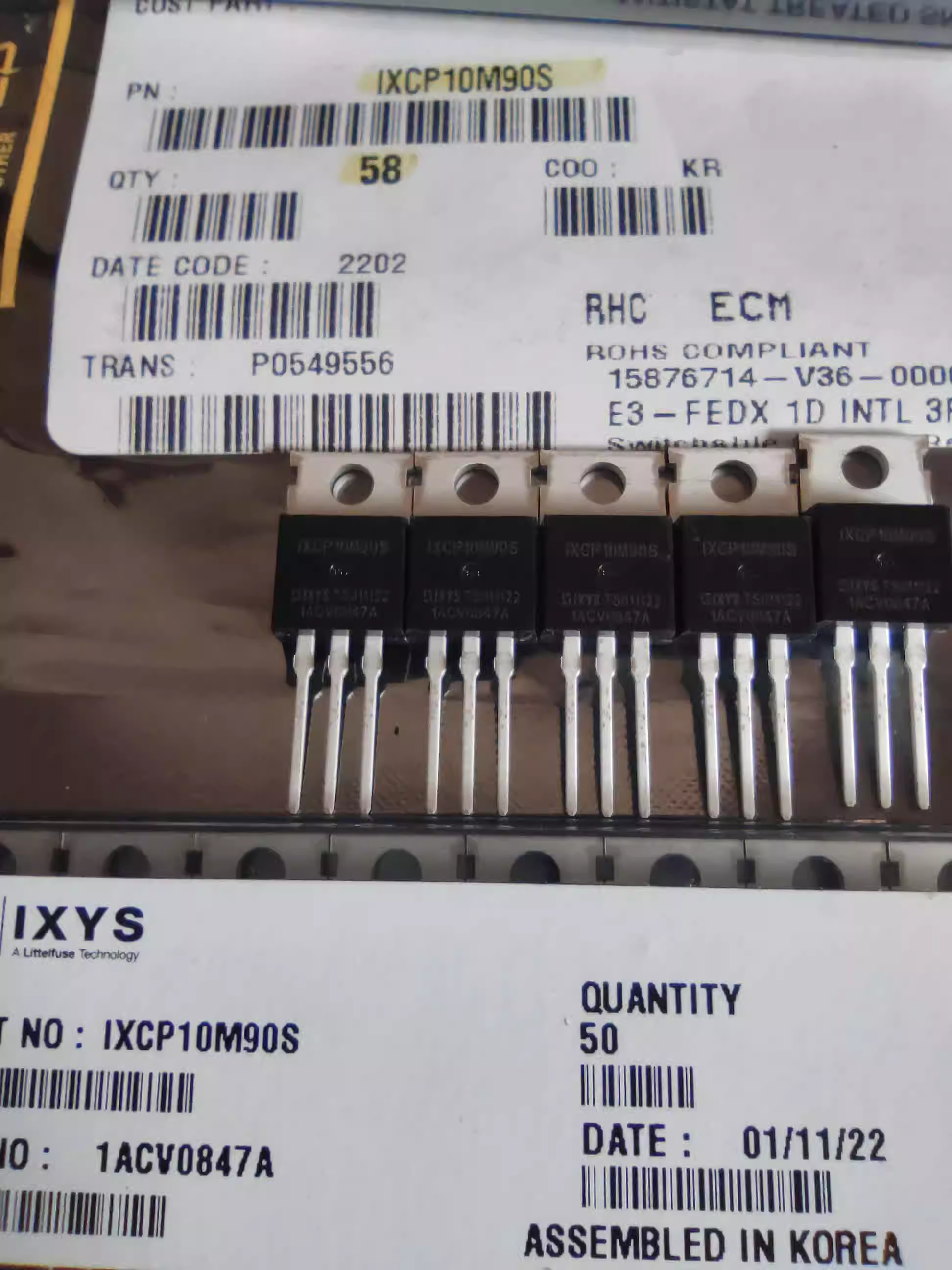 IXCP10M90S TO220 Current Power Monitors Regulators IXYS