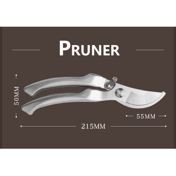 Elbow Shape Bypass Pruning Shear Pruner With Precision Blade For Gardening Trimming Plant Tree Flower