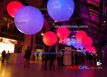 Led Dmx512 Inflatable Muse Event Lighting Balloon For Hanging Use