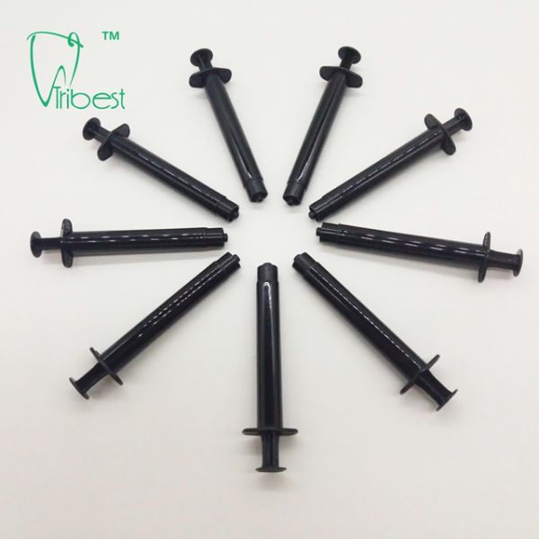 Black Dental 3ml Luer Lock Syringe Without Needle
