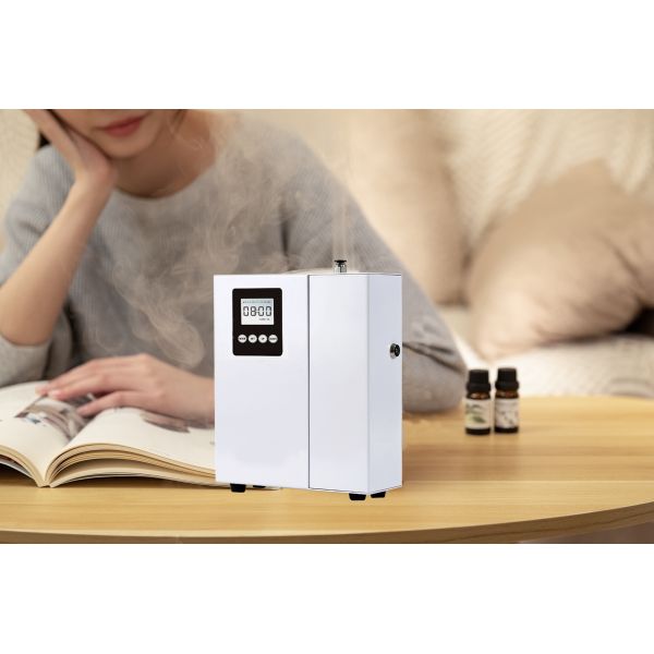 Smart Aluminum Scent Diffuser with Bluetooth App Control 150ml Capacity 8W 100-300CBM Coverage Commercial Aroma Diffuser