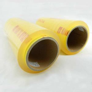 China OEM PVC Clear Plastic Cling Wrap / Stretch Film Jumbo Roll For Packing Food on sale