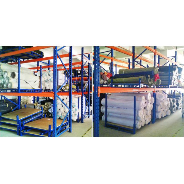 A19: Foldable Stacking rack Demountable Stacking rack for Canvas Textile Rolls Fabric Stackable Rack