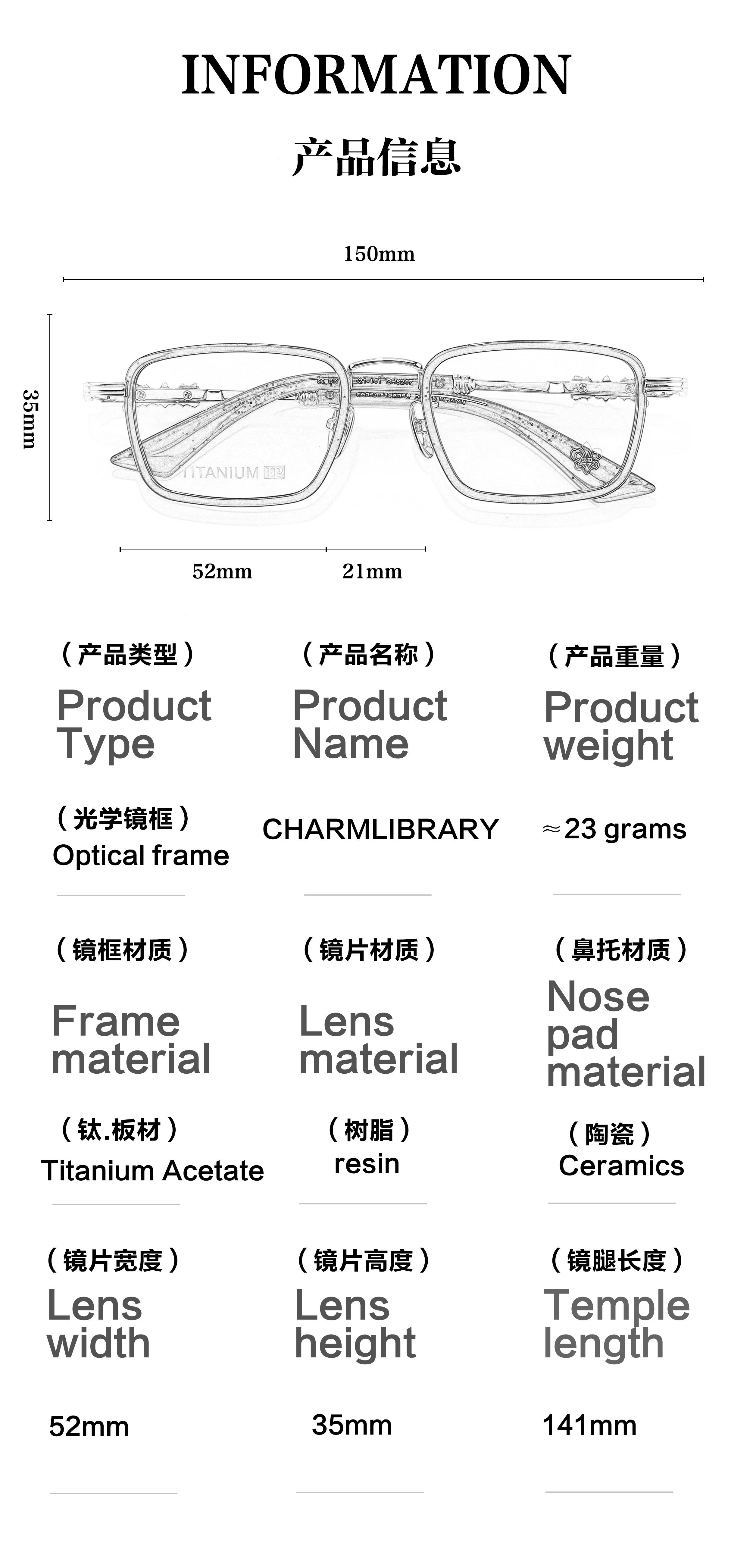 Designer Flat Rectangle Optical Prescription Presbyopia Style Beautiful Wholesale Glasses Frames Shop for Women Men Fashion