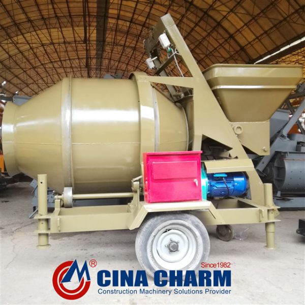 Self Loading Drum JZC350 Electric Concrete Mixer Machine Construction Industry
