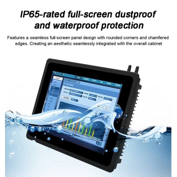 13.3 inch Direct Sale Low Power Consumption Control Computer HDMI Reliability Embedded Industrial-grade Touch Screen Monitor