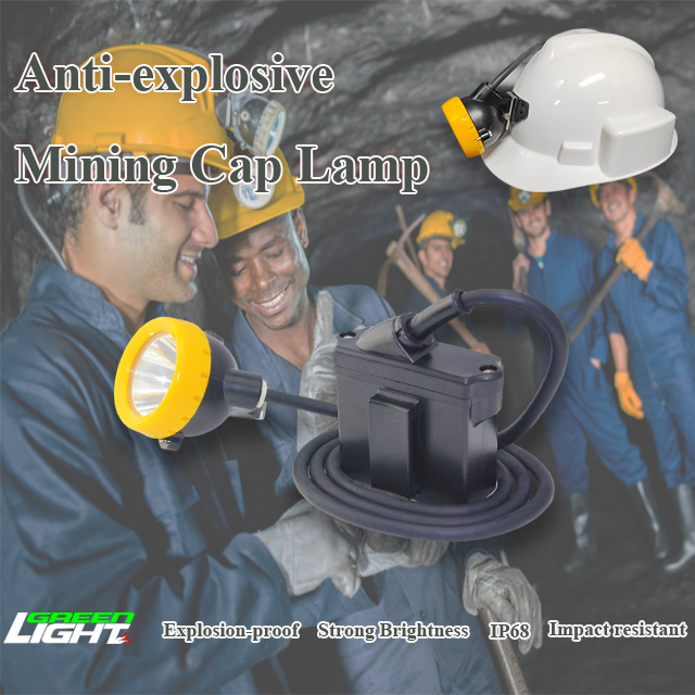 Rechargeable mining Head Lamp Mining Cap Lamp LED Mining Headlight for Underground Mining