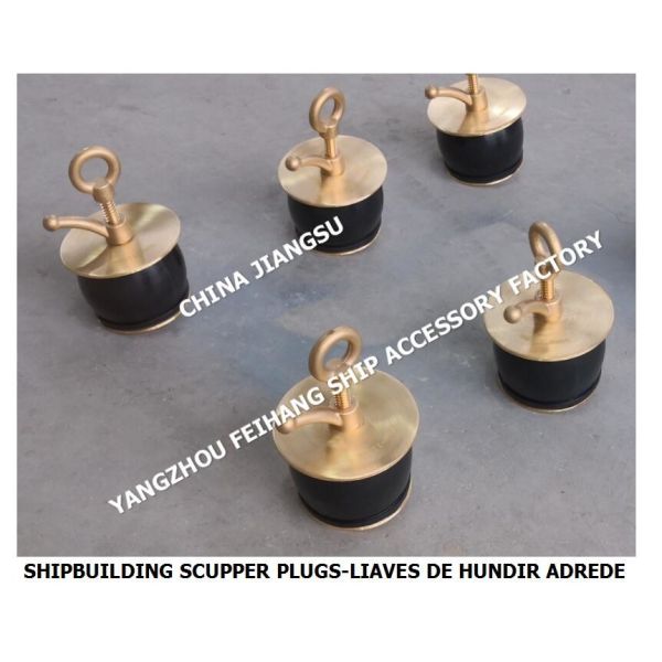 IMPA 232481 Model 50ON-50 Deck Scupper Plug, Gutter Plug Shipbuilding Scupper Plugs