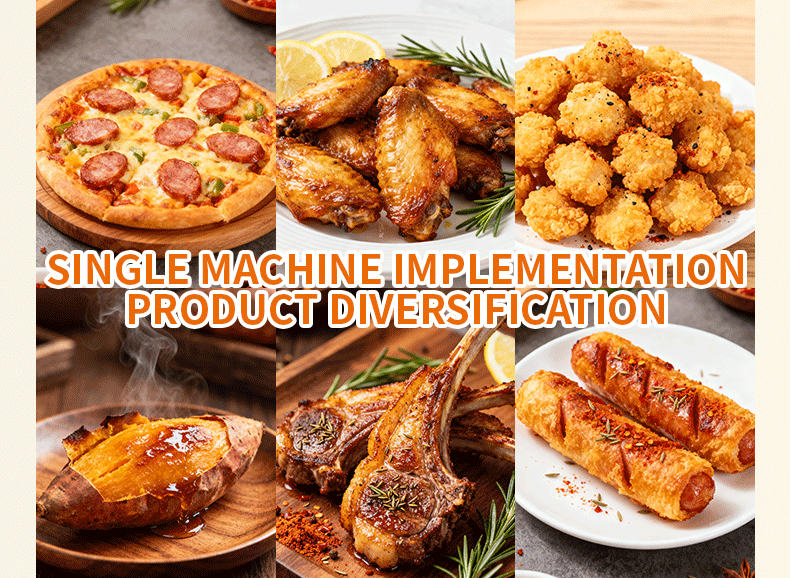 Fully Automatic Pizza Vending Machine with 32-inch Touch Screen Multi-Language Interface and 24/7 Availability