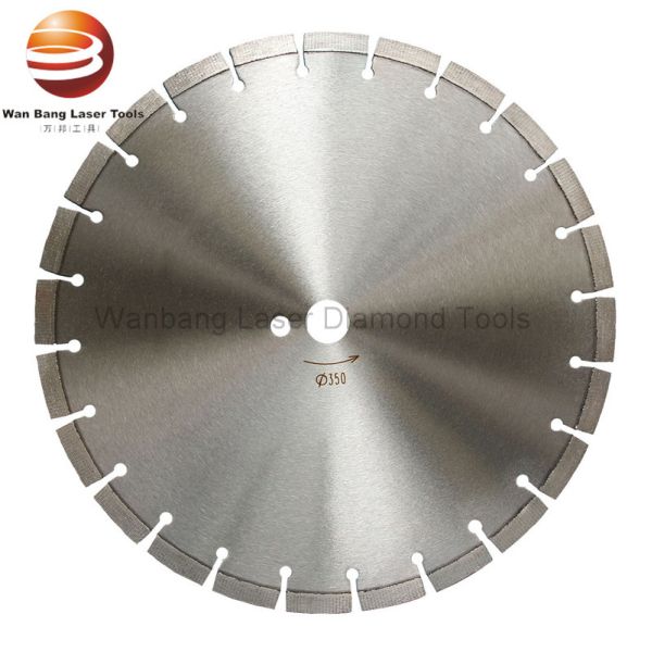 Factory supplied 350mm Even Distributed Diamond Flat Segmented Saw Blade for General