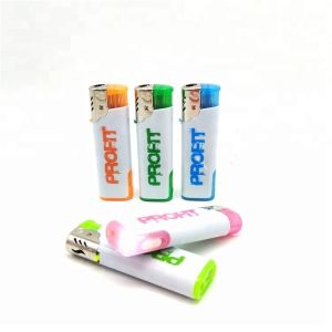 Quality Customized Request Electronic Disposable Windproof Lighter with LED From Customization for sale