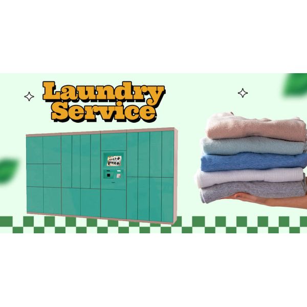Smart Customized Advertising Printing Scan Code Payment Shoe Washing Laundry Lockers