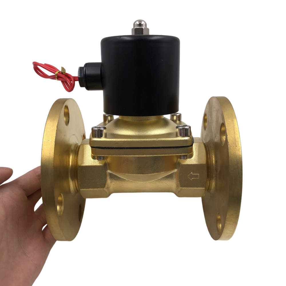 Direct Drive Type 2W40 Flange Solenoid Valve Normal Close Type Normal Open Type Industrial Fluid Control Valve for Automation Systems
