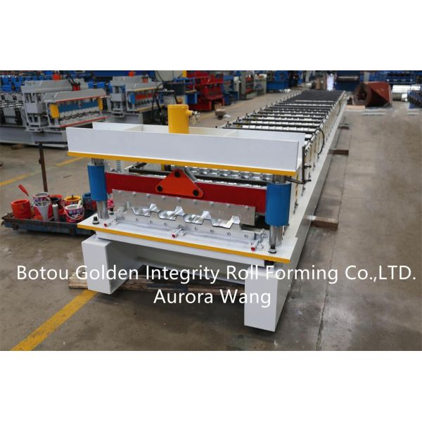 High Speed Roof Panel Roll Forming Machine Galvanized Steel