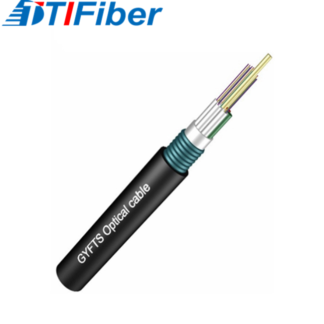 GYFTS 24 Core Singlemode G652D FRP Direct Buried Fiber Cable