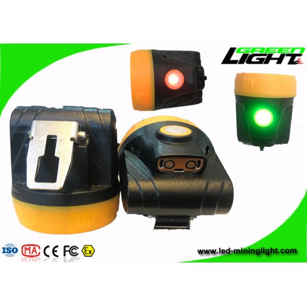 10000lux Rechargeable Led Mining Cap Lamp 3.8Ah Battery Capacity With USB Charger