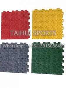 China Indoor / Outdoor Basketball Court Tiles , PP Interlocking Sports Flooring Tiles on sale