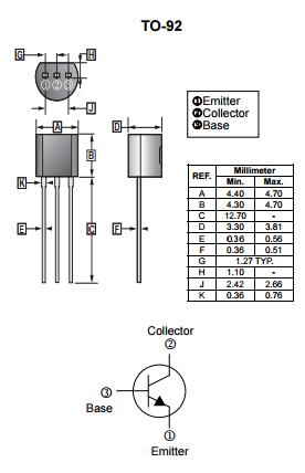 NPN Plastic Encapsulated Transistor 2SC2274 Low Frequency Power Amp Applications