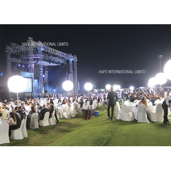 2000 Watt Halogen Balloon Event Space Lighting , Tripod Adjustable Led Moon Ball Light