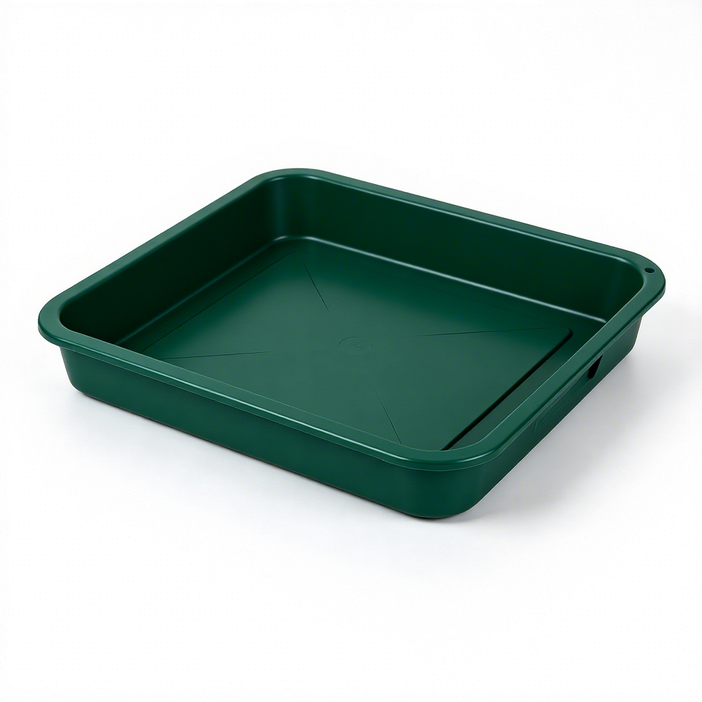 Commercial Rectangular Plastic Tray Thick Non Slip Serving Tray for Restaurant Canteen Fast Food Multi Color Catering Tray